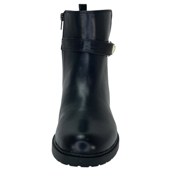 Giani Bernini Becca Black Faux Leather Womens Ankle Boots Size 9M - Picture 6 of 12